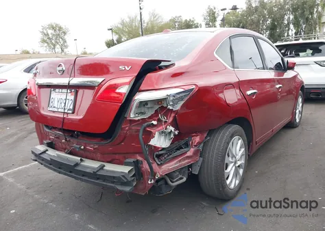 2019 Nissan Sentra Sv z USA, uszkodzony, nr VIN 3N1AB7AP1KY347643